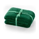 Tamnozelena deka od mikrovlakana DecoKing Henry, 220 x 240 cm