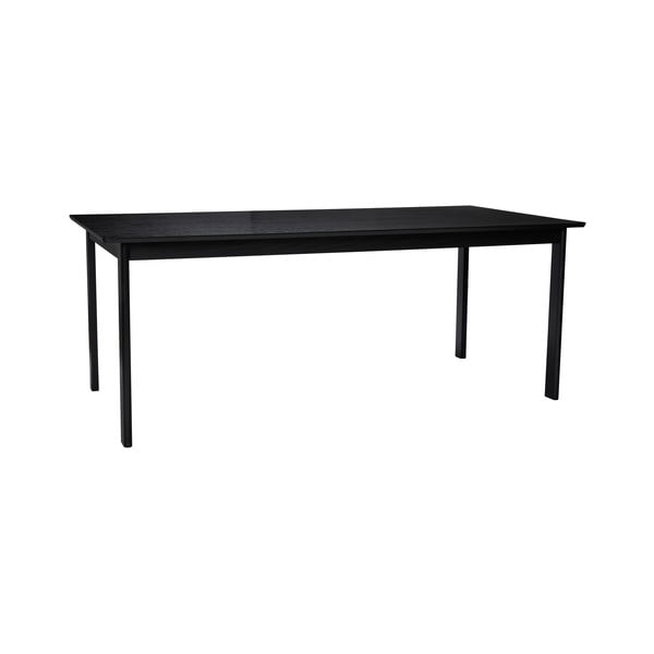 Crni blagovaonski stol 95x195 cm Dapper – Hübsch