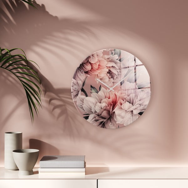 Stakleni zidni sat ø 30 cm - Styler-image-2