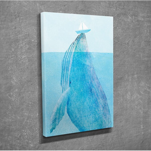 Zidna slika na platnu Whale, 30 x 40 cm-image-3