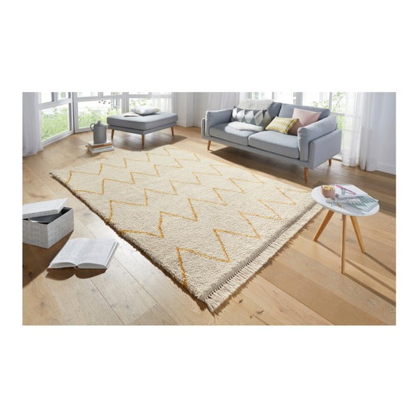 Krem tepih Mint Rugs Ruby, 80 x 150 cm-image-3