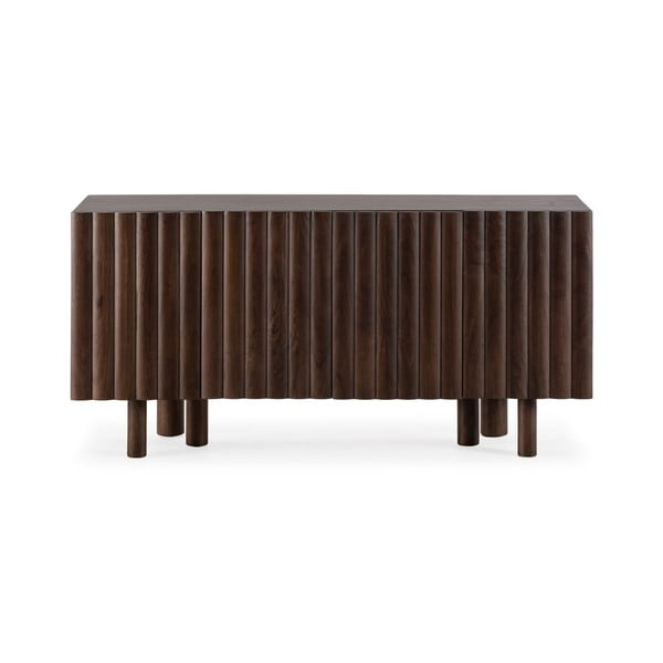 Smeđa komoda od masivnog manga 160x80x40 cm Tamira – MOME