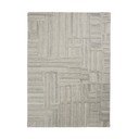 Sivo-bež ručno rađen vunen tepih 140x200 cm Elva  – Flair Rugs
