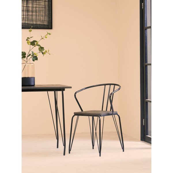 Blagovaonski stol od čvrstog brijesta ø 80 cm District – Premier Housewares-image-2