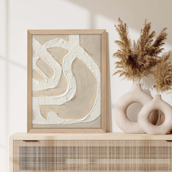 Ručno oslikana slika 32,5x42,5 cm Raw organic – Malerifabrikken-image-1