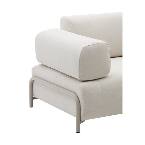 Bež naslonjač za ruke za modularnu sofu od šenila Compo – Kave Home