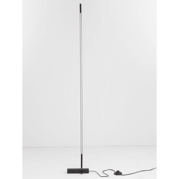 Crna metalna LED stojeća svjetiljka sa sjenilom od akrilnog stakla (visina 140 cm) Raccio – Nova Luce-image-4