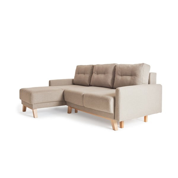 Bež kutna garnitura s promjenjivim kutom Bonami Selection Pop-image-4