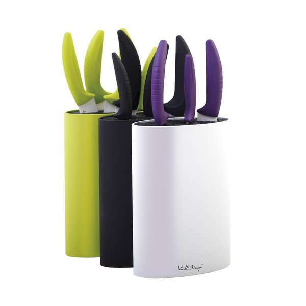 Blok noževa ovalni, bijele boje-image-2