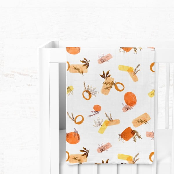 Bijela deka za bebe od muslina 75x100 cm Rhapsody – Mijolnir-image-3