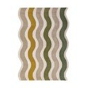Zeleni/u prirodnoj boji ručno rađen vunen tepih 160x230 cm Cascade Wool – Flair Rugs