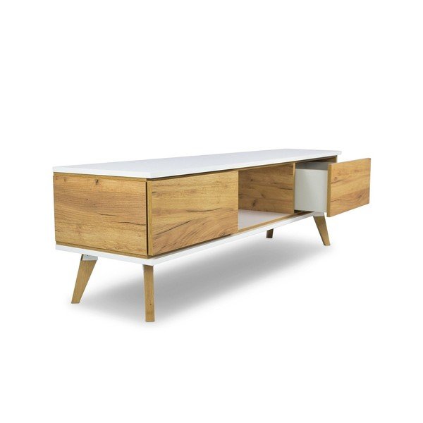 TV komoda u hrastovom dekoru SKANDICA Jorgen-image-4