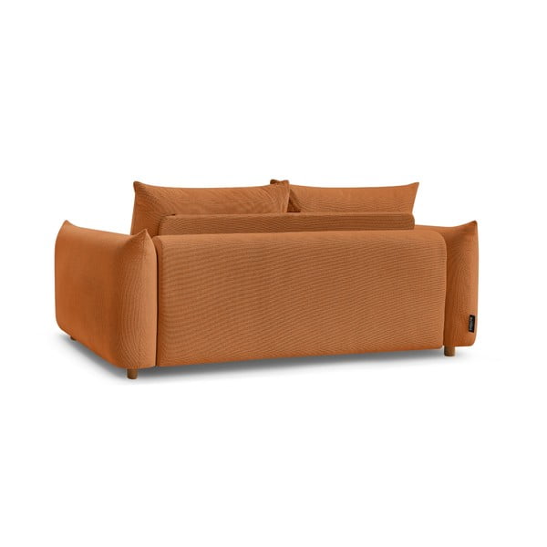 Narančasta sklopiva sofa 234 cm Ernest – Bobochic Paris-image-4