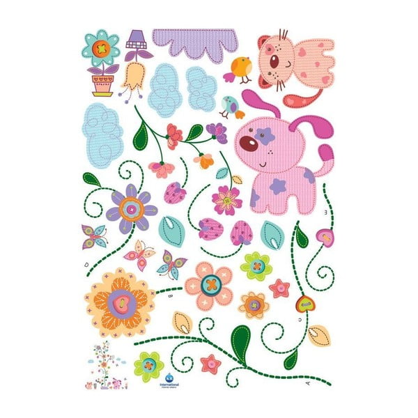 Set naljepnica Ambience Colorful Animals and Trees-image-1