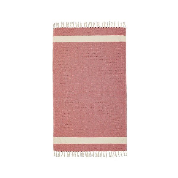 Hamam ručnik Diamonds Red, 100x180 cm-image-1