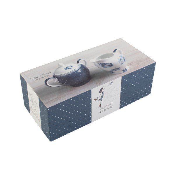 Set porculanskih šećernica i vrčeva za mlijeko Creative Tops Vintage Indigo-image-3