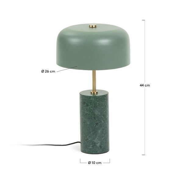 Zelena stolna svjetiljka Kave Home Biscane-image-2