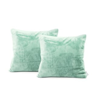 Set od 2 svijetlozelene jastučnice DecoKing Mic, 45 x 45 cm