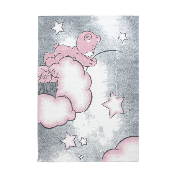 Ružičasti/sivi dječji tepih 80x150 cm Kids – Ayyildiz Carpets