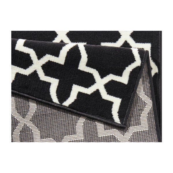Crno-bijela staza Hanse Home Basic Glam, 80 x 200 cm-image-3