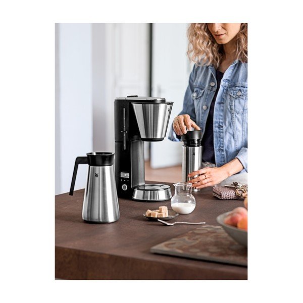 Aparat za filter kavu od nehrđajućeg čelika srebrene boje WMF Aroma KITCHENMINI-image-1