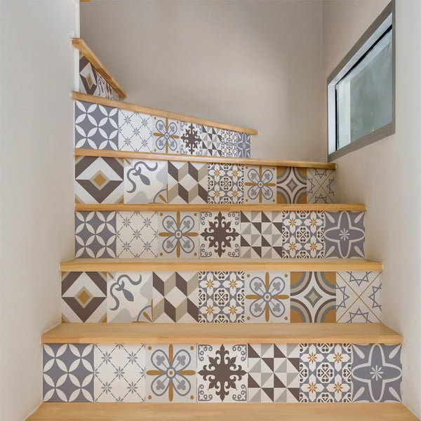 Set od 2 naljepnice za stepenice Ambiance Sober, 15 x 105 cm