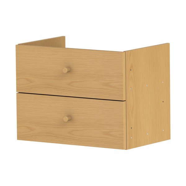 Element - ladice u dekoru hrasta u prirodnoj boji 43x33 cm Z  – Tenzo-image-2