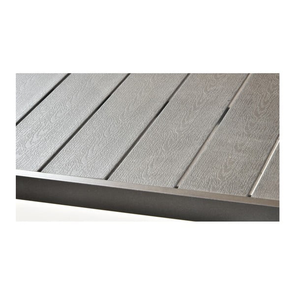 Vrtni blagovaonski set za 4 osobe sa sivim stolicama Joanna i stolom Viking, 90 x 150 cm-image-2