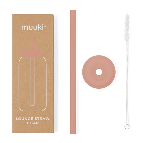 Silikonska slamka sa četkom za čišćenje/s poklopcem Canyon Clay – Muuki