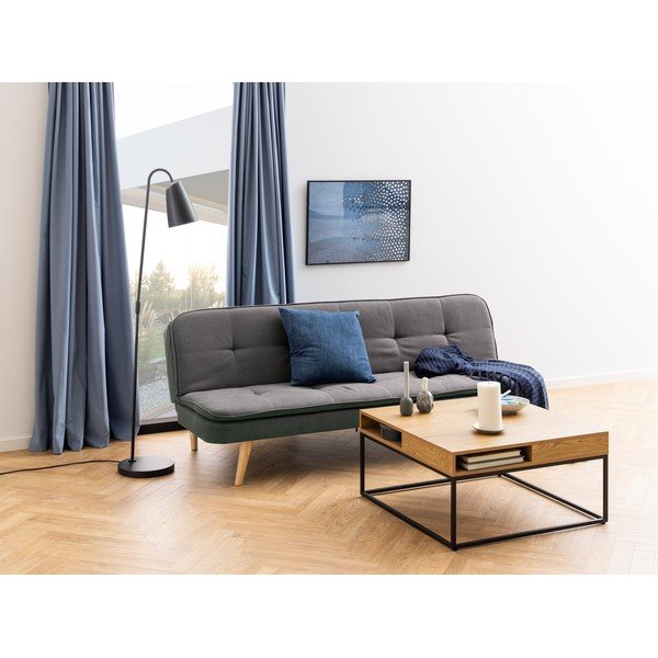 Stolić za kavu s pločom stola u dekoru hrasta u tamnoj prirodnoj boji 80x80 cm Willford – Actona-image-2