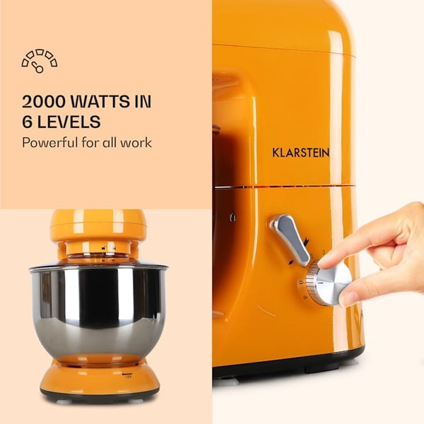 Narančasti kuhinjski robot Klarstein Bella-image-3
