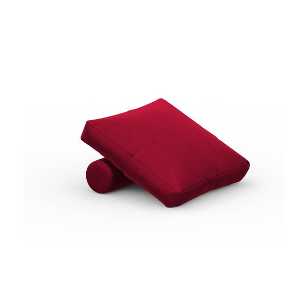 Crveni baršunasti jastuk za modularnu sofu Rome Velvet - Cosmopolitan Design