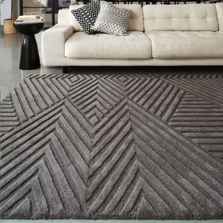 Antracitno sivi vuneni tepih 160x230 cm Hague – Asiatic Carpets