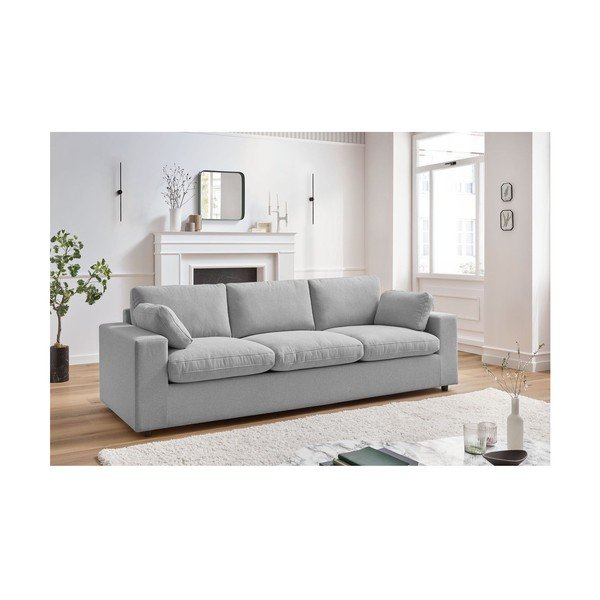Svijetlo siva sofa 250 cm Belair – Bobochic Paris-image-1
