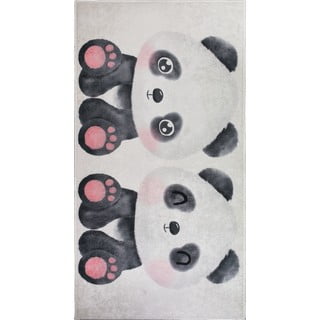 Crno-bijeli dječji tepih 80x150 cm Panda Friends – Vitaus