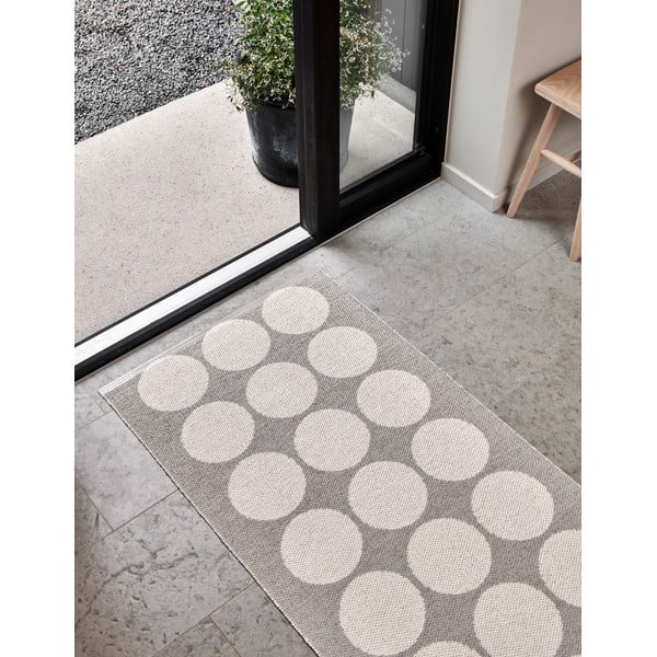 Bež/krem unutarnja i vanjska staza 70x240 cm Hugo Linen Vanilla – Pappelina-image-4