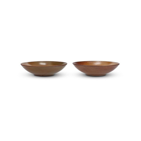 Smeđa porculanska zdjela ø 21 cm Ovio – BonBistro-image-2