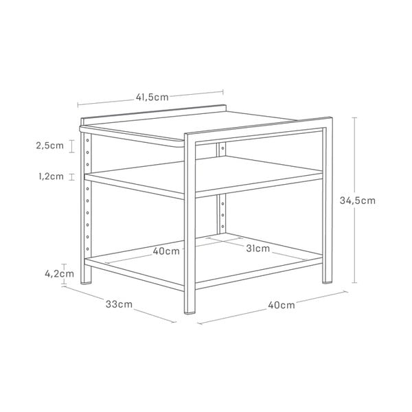 Metalna dodatna kuhinjska polica Tower – YAMAZAKI-image-4