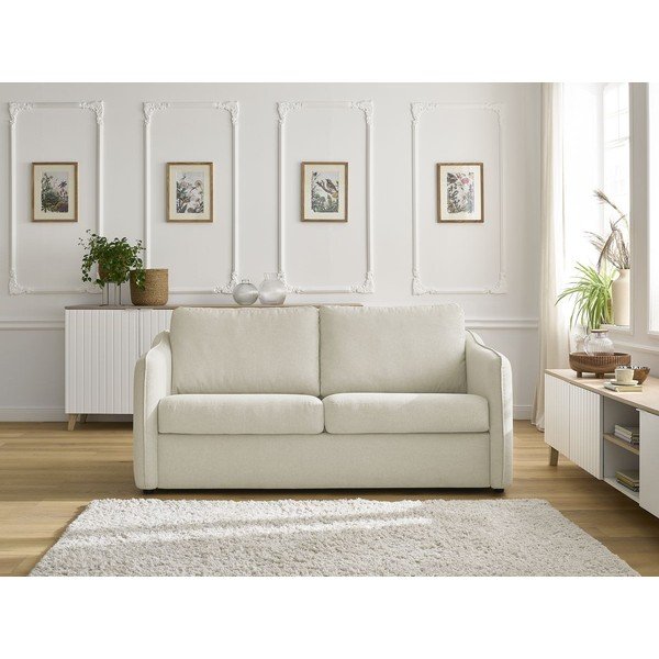 Bež sofa za spavanje/sklopiva 178 cm Lenny – Bobochic Paris-image-1