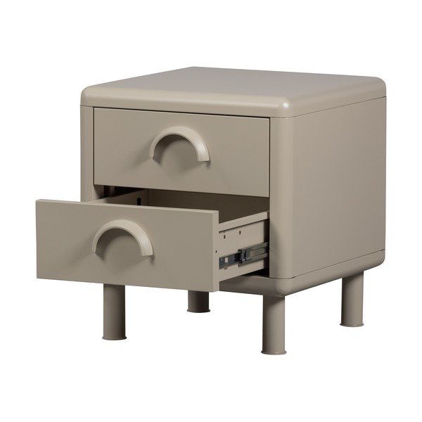 Bež metalni noćni ormarić Rune – WOOOD-image-2