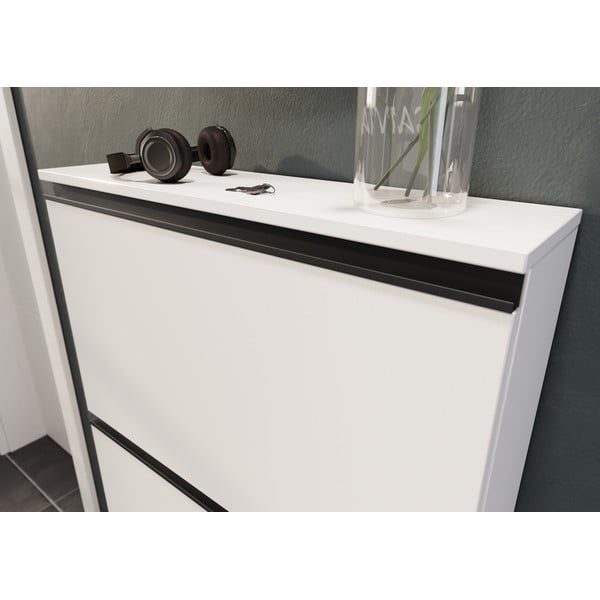 Bijeli preklopni ormarić za cipele Scarpa – Germania-image-3