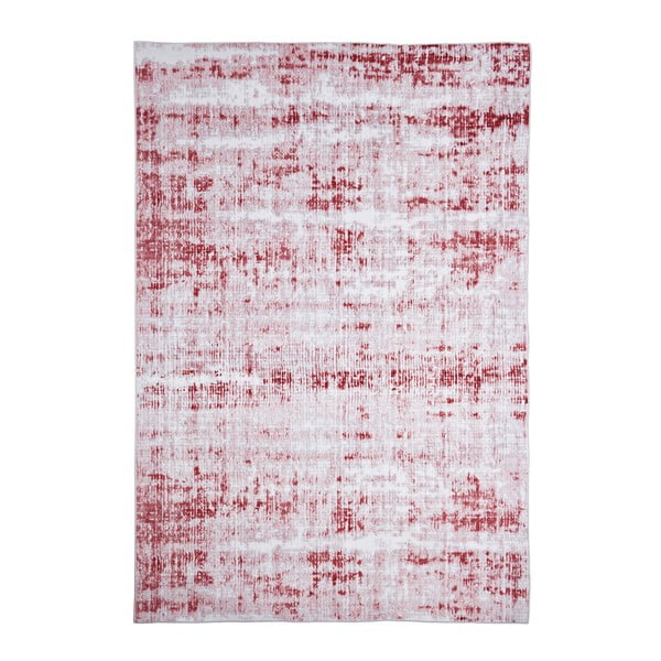 Crveno-sivi tepih Floorita Abstract, 120 x 180 cm