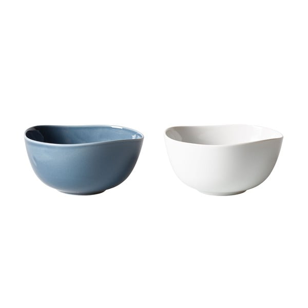 Set od 2 plavo-bijele porculanske zdjele Like by Villeroy &amp; Boch Group