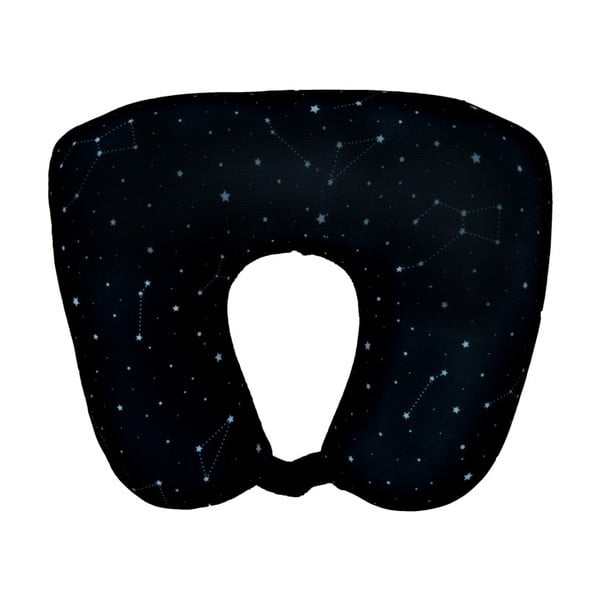 Crni putni jastuk Fisura 2en1 Galaxy