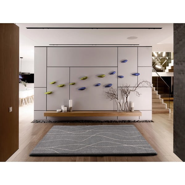 Sivi tepih 160x230 cm Routa – Universal-image-4