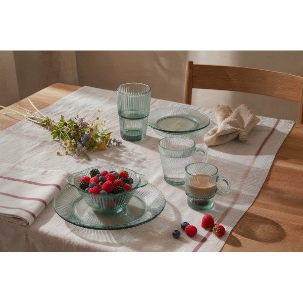 Zelena staklena šalica 430 ml Verde – Orion-image-1