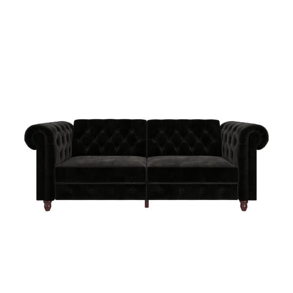 Crni kauč na razvlačenje 227 cm Felix - Støraa