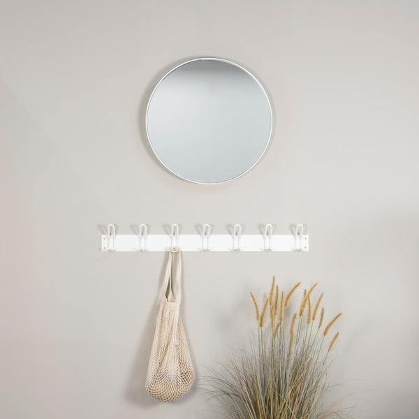 Bijela metalna zidna vješalica 100 cm Miles – Spinder Design-image-1