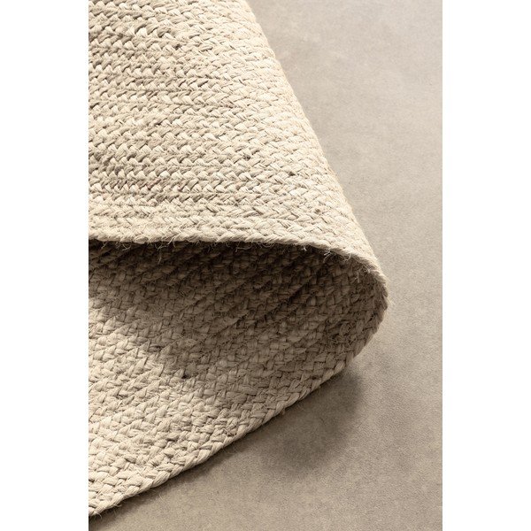 Krem obostrani/ručno rađen juten okrugao tepih ø 200 cm Braided – Hanse Home-image-4