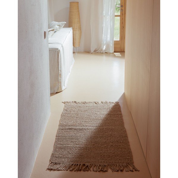 Juta tepih u prirodnoj boji 70x140 cm Alfombra - Kave Home-image-4